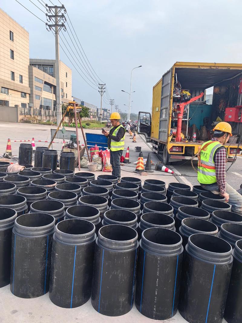 岭口镇管道短管置换