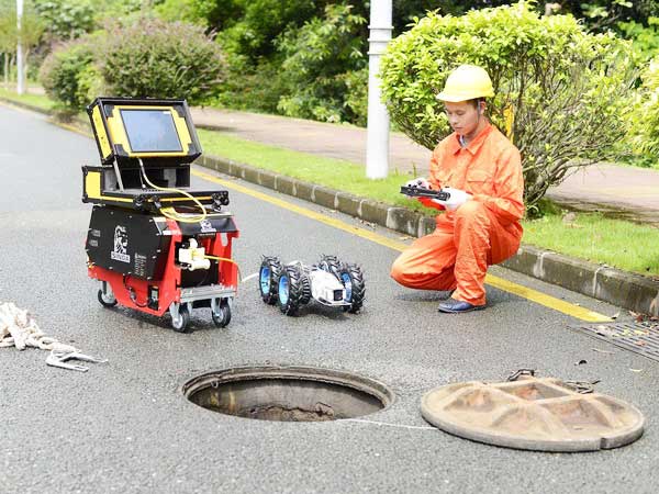 岭口镇管道机器人检测