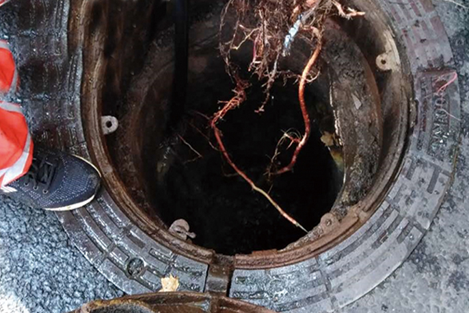 岭口镇管道预处理